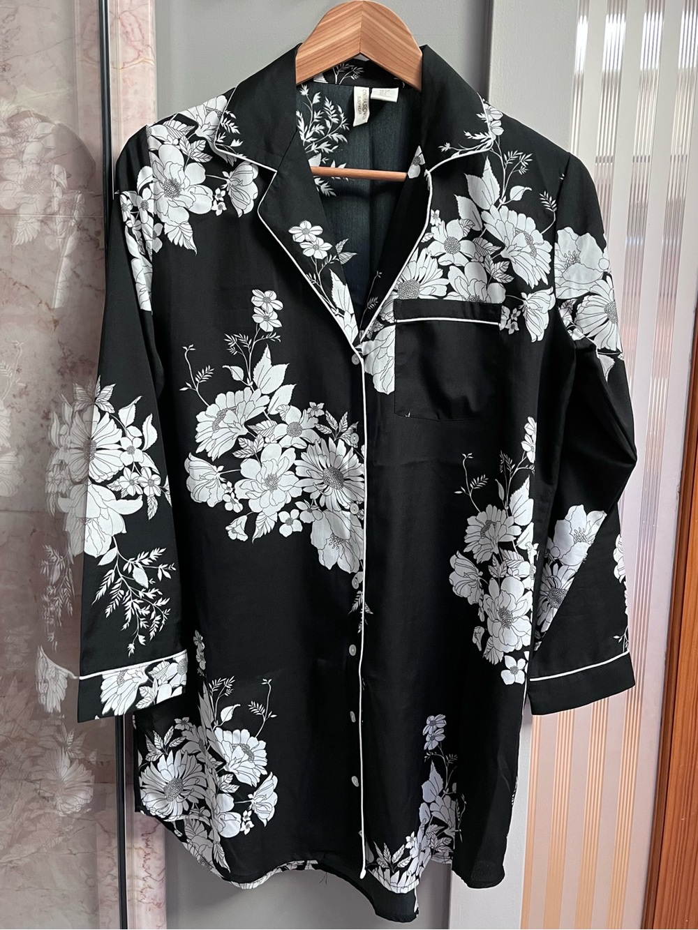 Cynthia Rowley Satin Nightshirt
